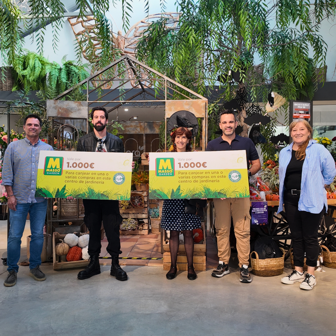 Alegria al garden: dos clients guanyadors del sorteig Massó