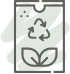 Utilización de embalajes biodegradables o reciclados